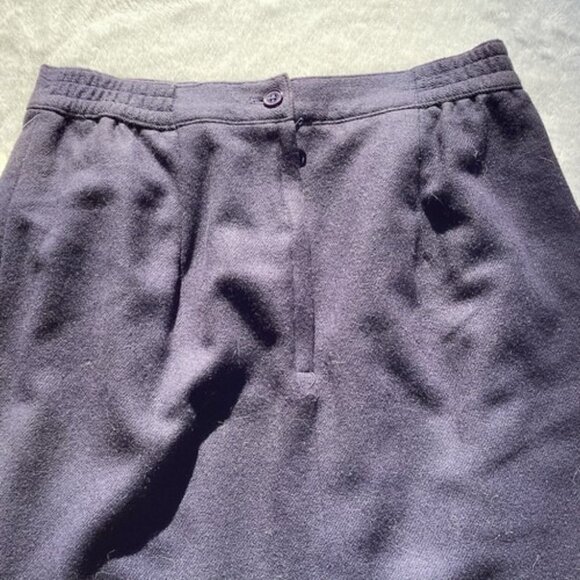 Sag Harbor 100% Pure Wool Dark Blue Navy Women’s Straight Pencil Skirt Sz10 NWT - Picture 2 of 5